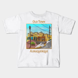 Store front in Old Town, Albuquerque New Mexico Kids T-Shirt